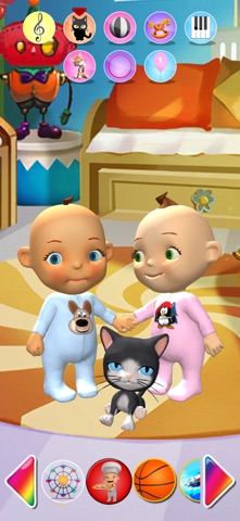 Talking Baby Twins Newborn 2 iPhone screenshot