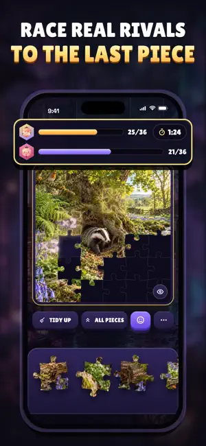 PuzPuz: Jigsaw Puzzle Battles screenshot 1