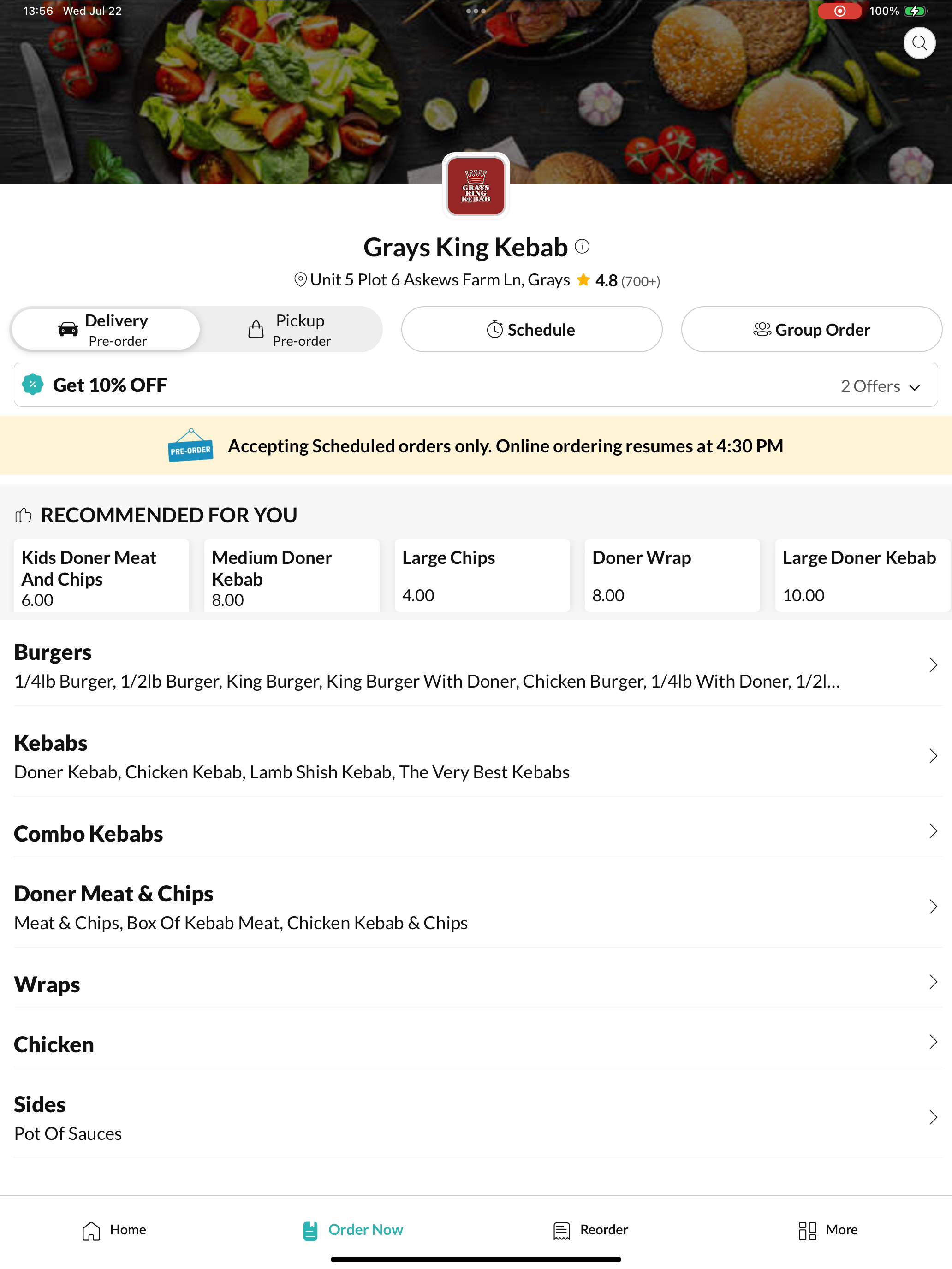 Grays King Kebab screenshot 6
