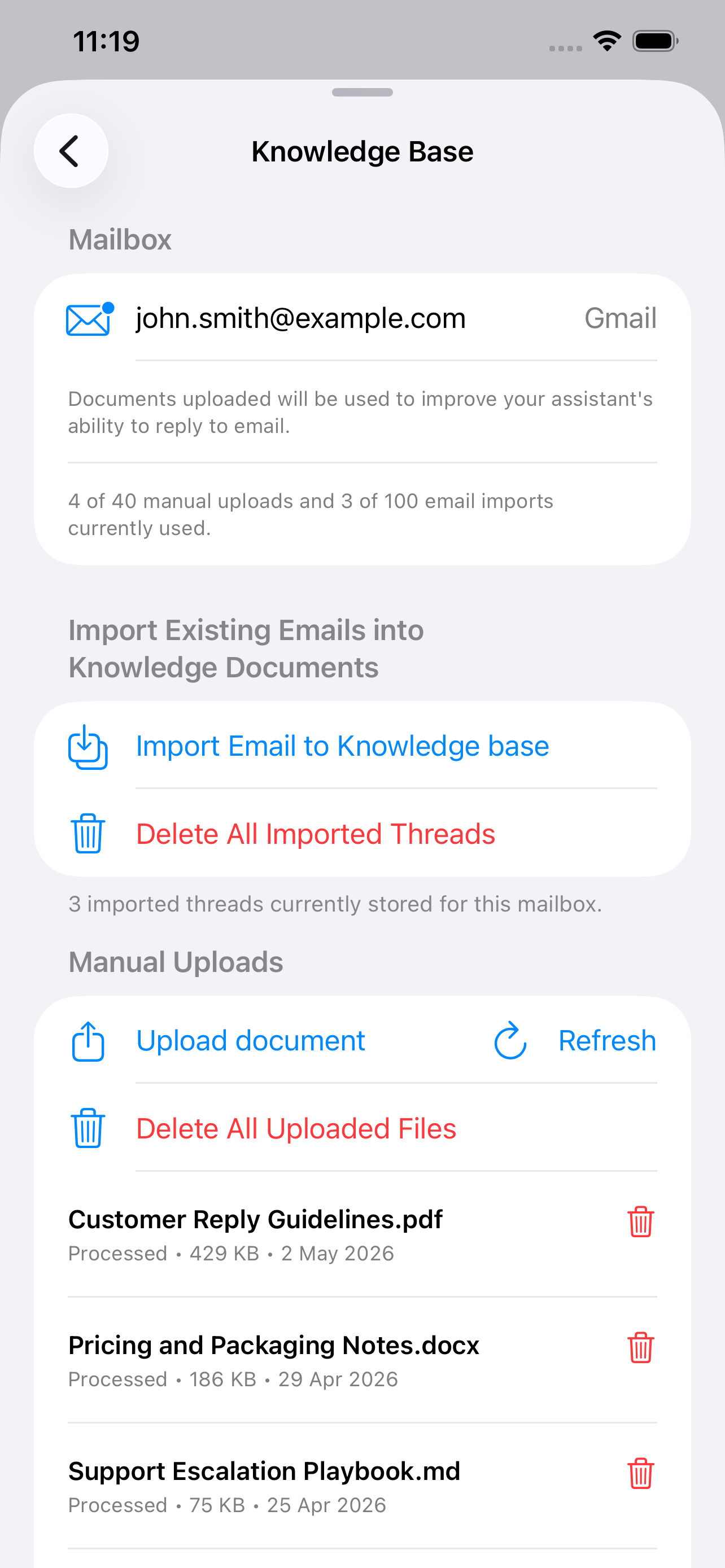 Email Assistant - AI Reply