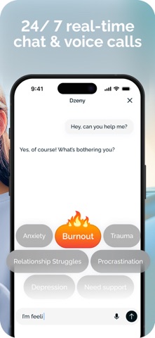 Dzeny: AI 心理健康与冥想 screenshot