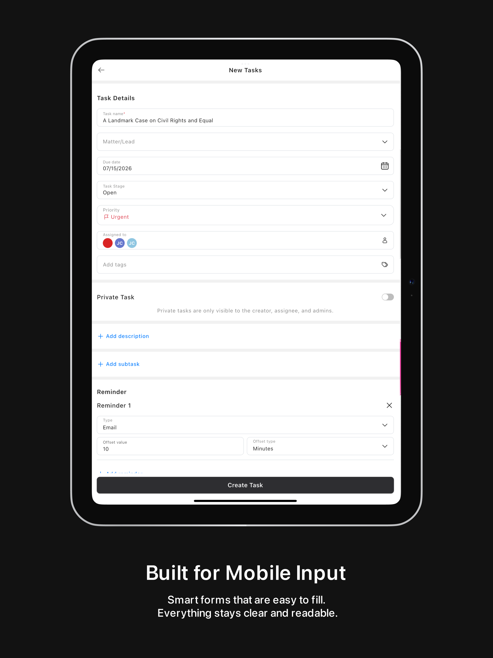 Lawcus – Legal Management screenshot 13