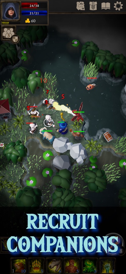#3. All Who Wander: Roguelike RPG (iOS) Von: Michael Weil