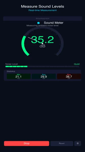 Sound Meter - dB Noise Level screenshot 1
