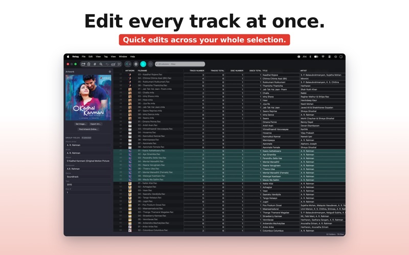 Retag: Music Tag Editor iPhone screenshot