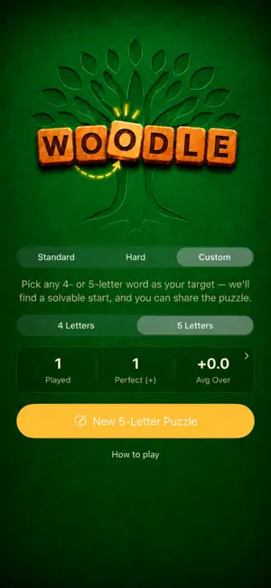 Woodle: Word Ladder Game screenshot 1