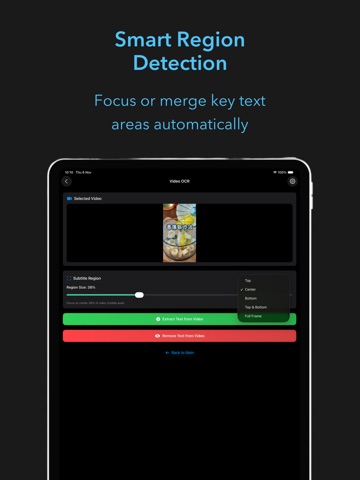 SnapOCR – Video Text Tool iPad screenshot