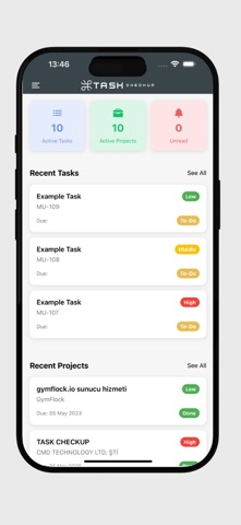 Task Checkup screenshot
