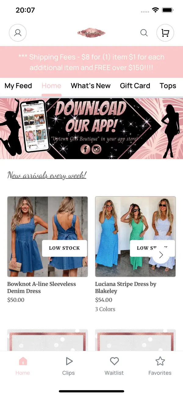 Screenshot #1 pour Uptown Girl Boutique