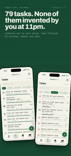 Home Maintenance : HOUSEFILE screenshot 2