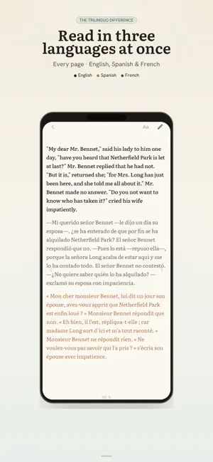 Trilinguo: Multilingual Books screenshot 1