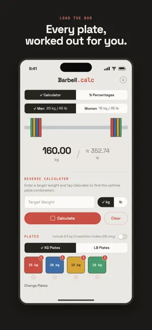 Barbell.calc screenshot 1