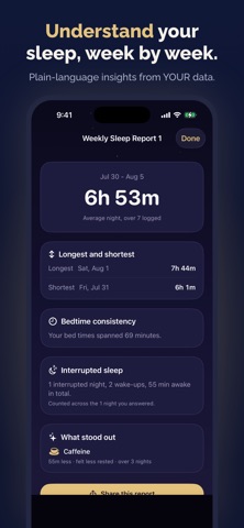 Sleep Diary & Journal: Sopora Screenshot 6 of 7