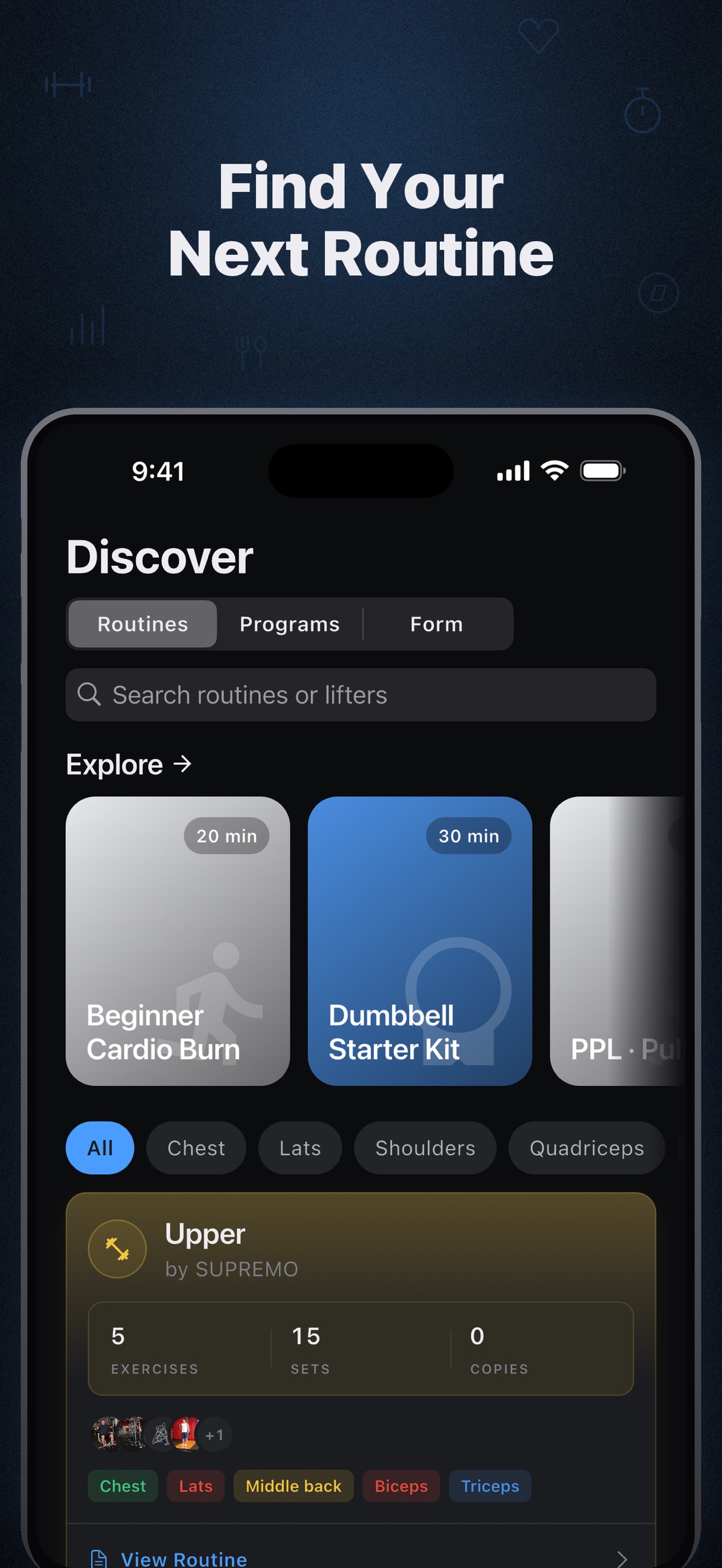 Screenshot 5 of WorkIt - Workout Planner