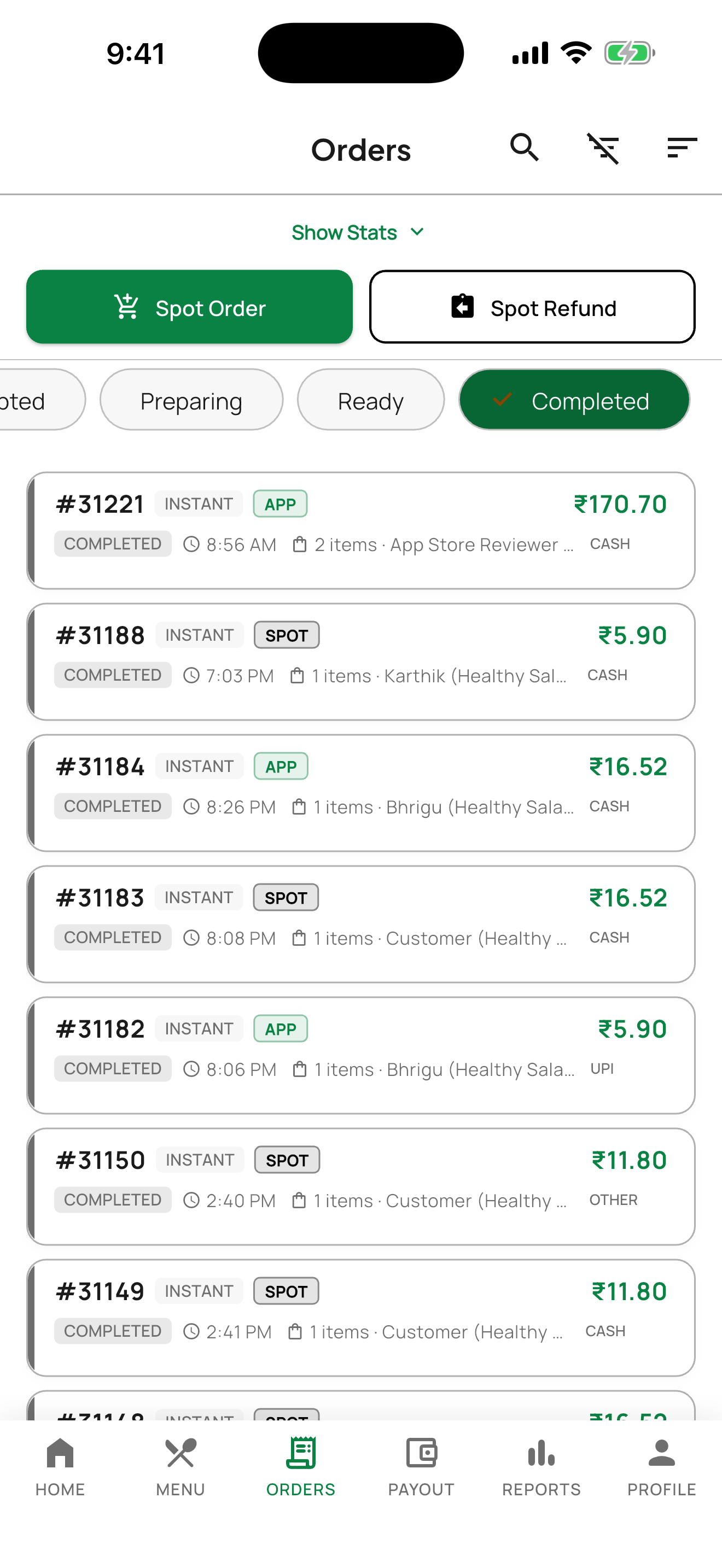 FoodValve Vendor screenshot 2