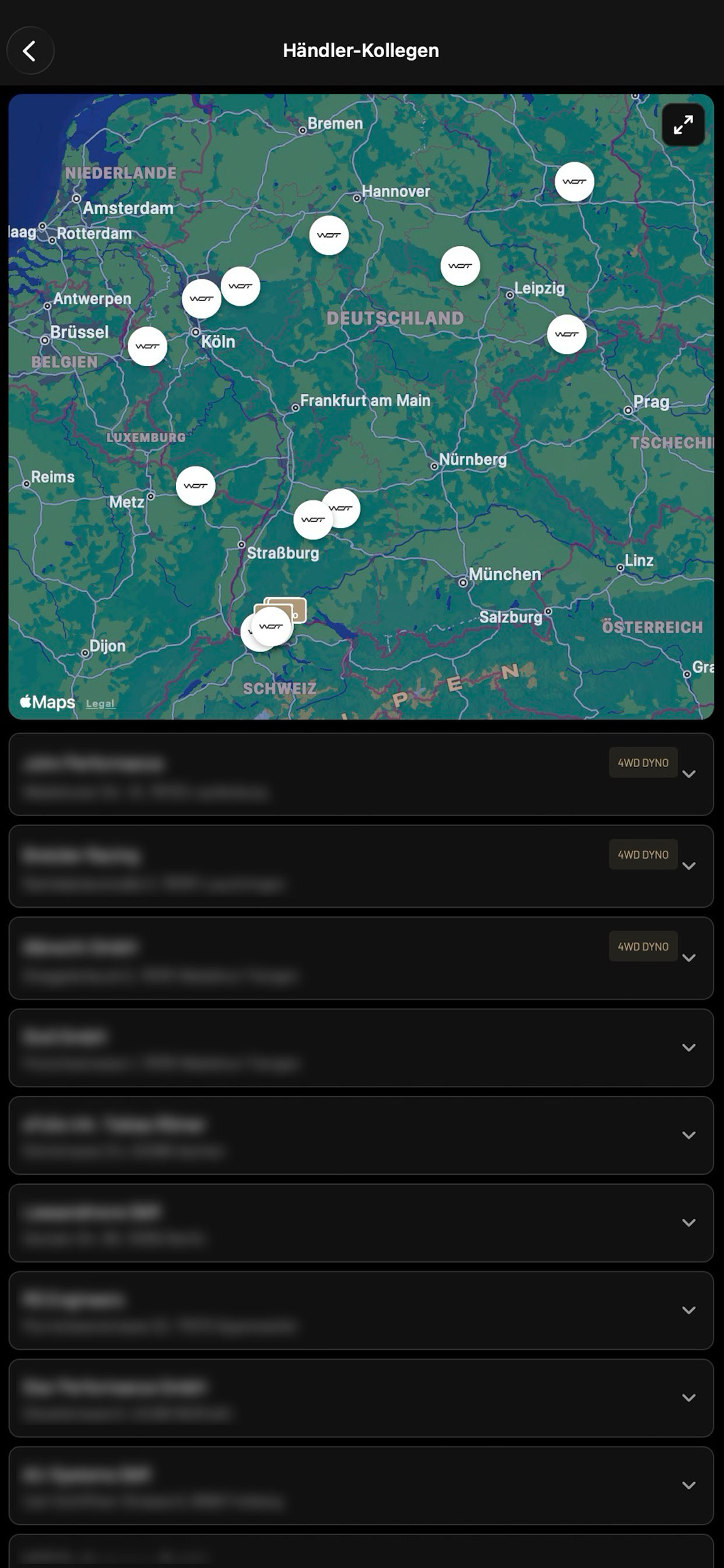 WOT Dealer App