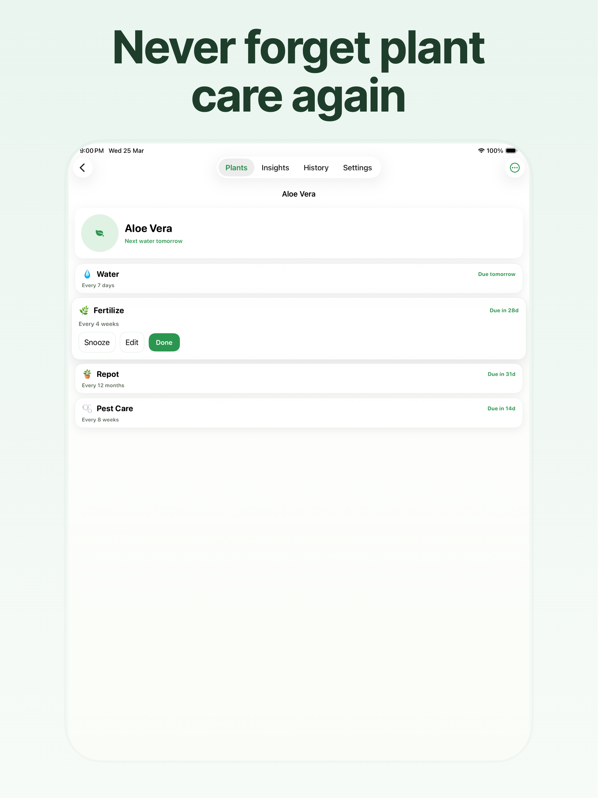 Plantine: Watering Reminder screenshot 7