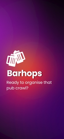 Barhops: Pub Crawl & Nightlife iPhone screenshot