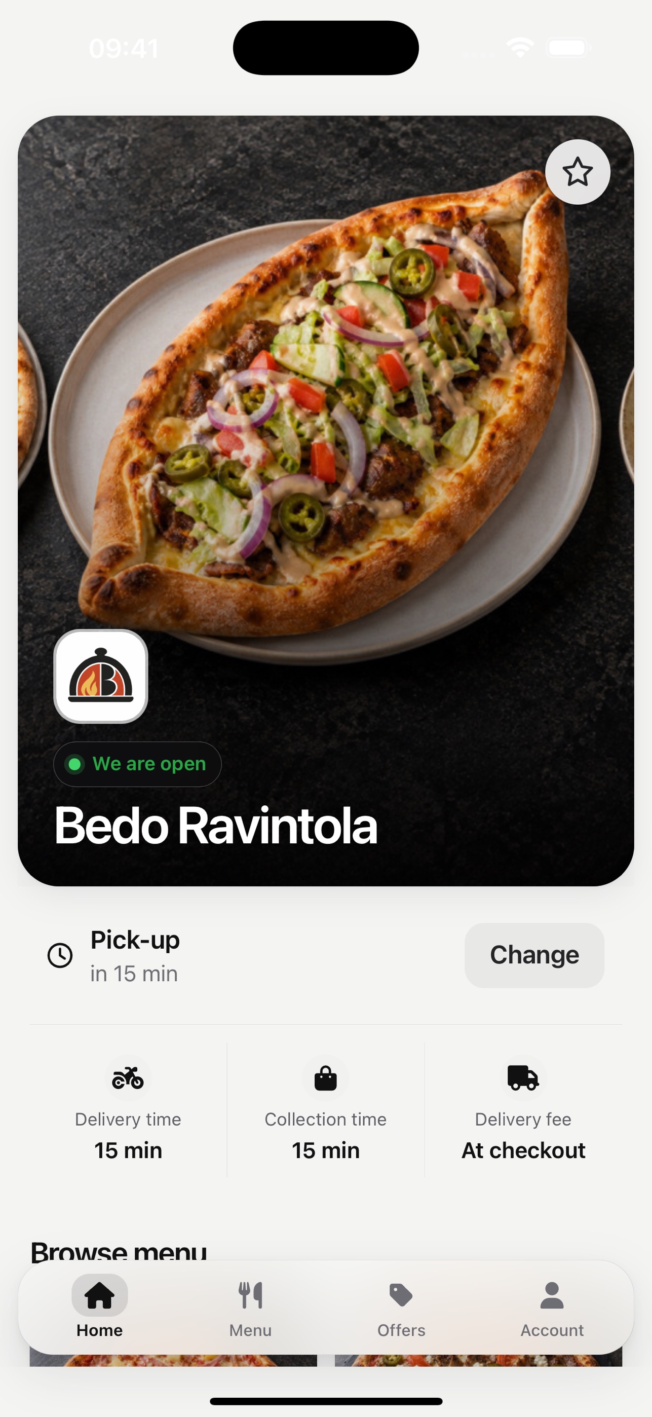 Screenshot 4 of Dining App