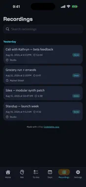 SID3KICK - Your Second Brain screenshot 2
