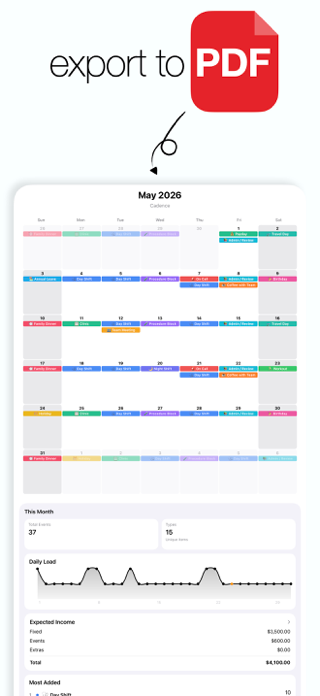 Shift Calendar: Cadence Screenshot 8 of 10