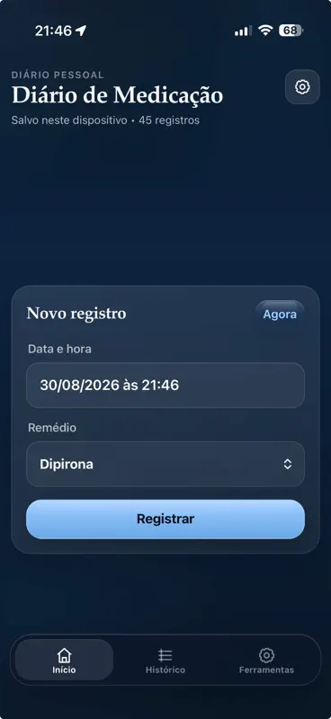 Diário de Medicação screenshot 2 of 5