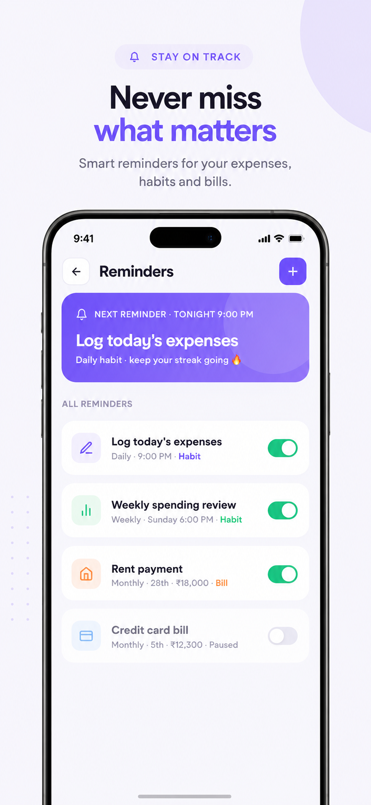 Lunor: Expense Budget Tracker screenshot 10