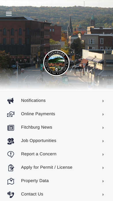 Fitchburg Now! app screenshot