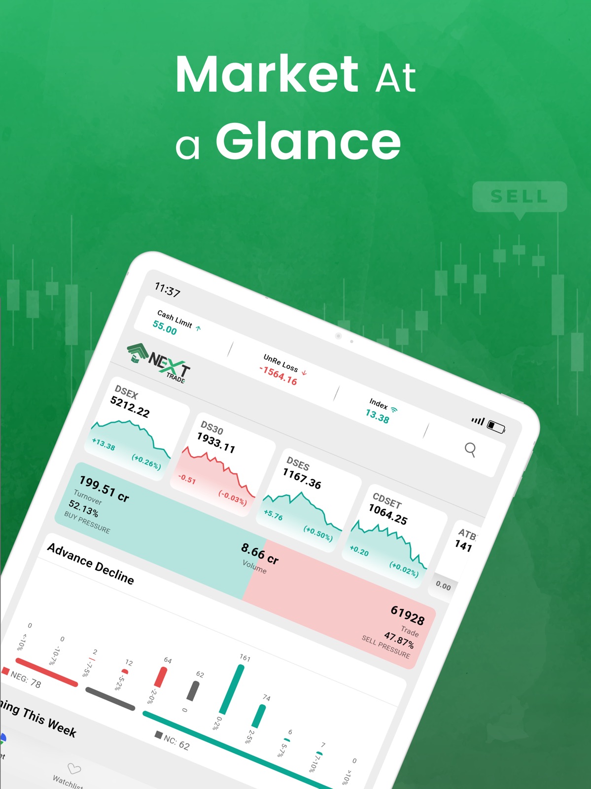 Next Trade - Stock Trading App ipad screenshot 1