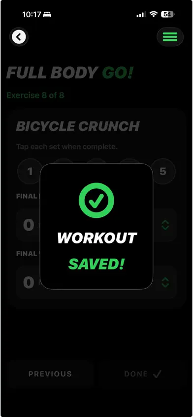 SETGO! Workout Tracker screenshot 5