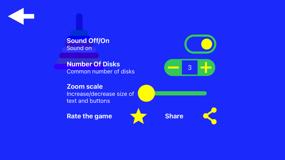 #5. - Tower of Hanoi - (iOS) 由: Dmytro Siedukhin