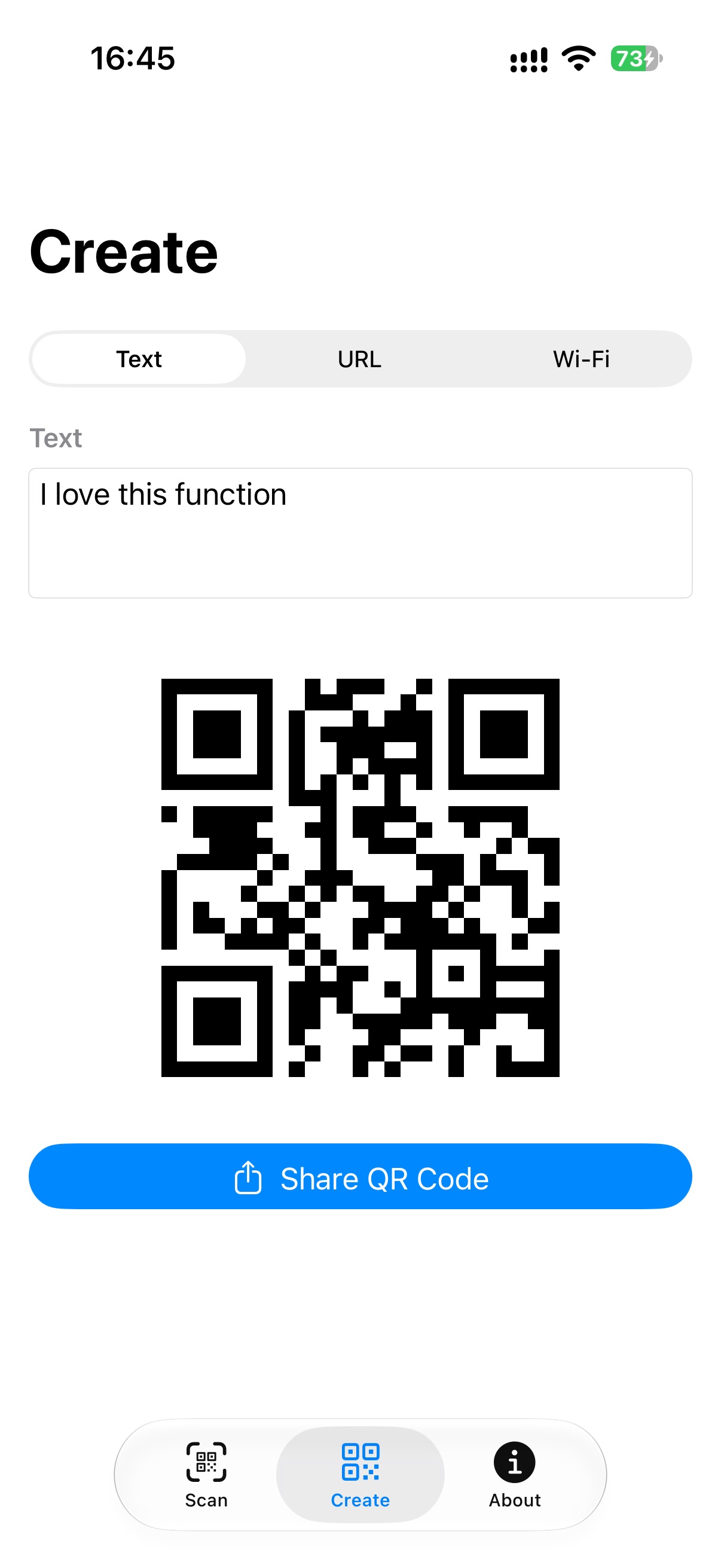 Screenshot 2 of Wipscode QR