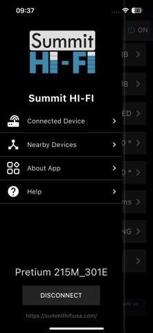 Summit HI-FI iPhone screenshot