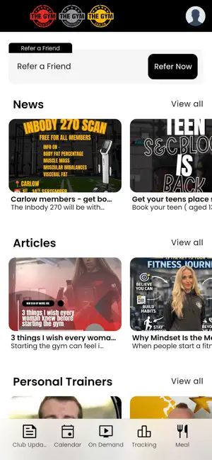 The Gym IE screenshot 1