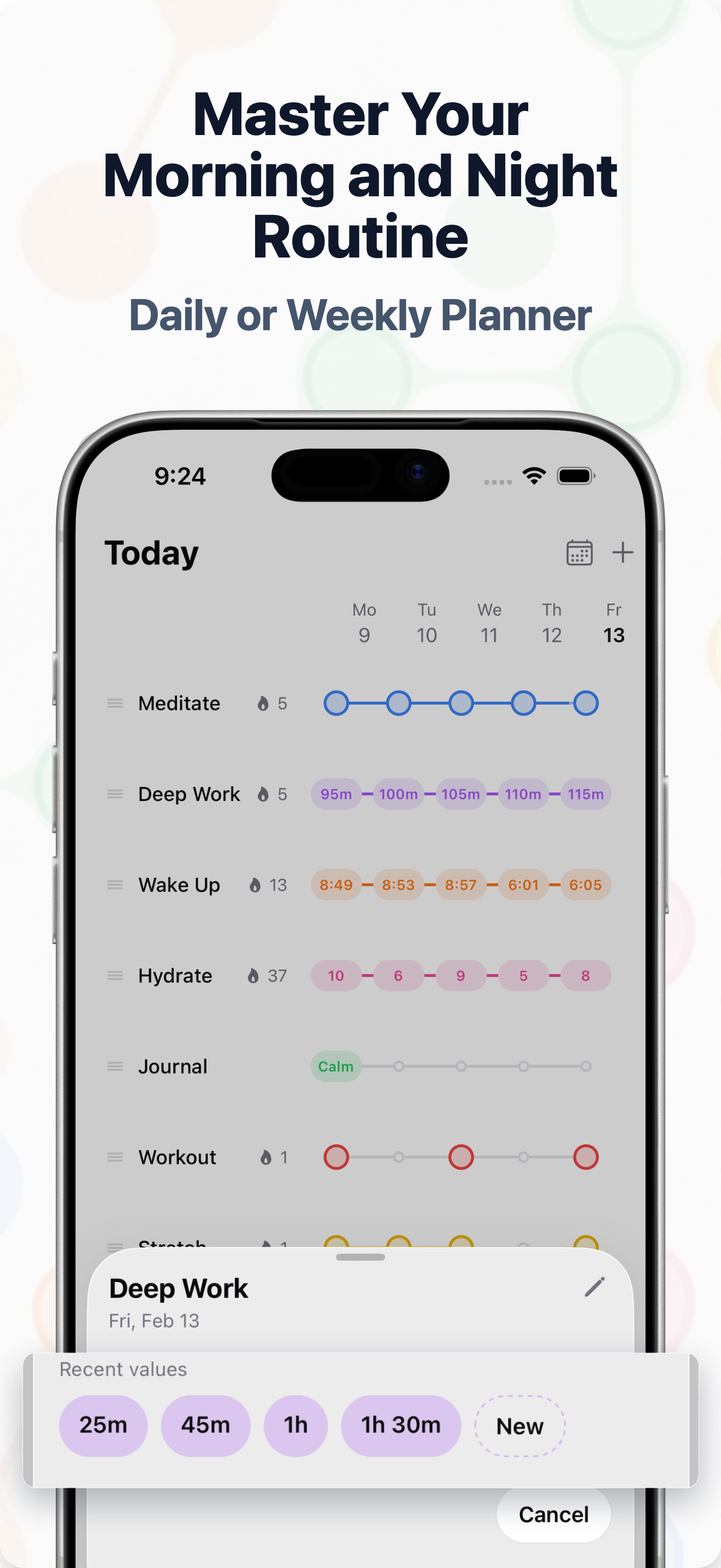 Zenstart: Habit Streak Tracker