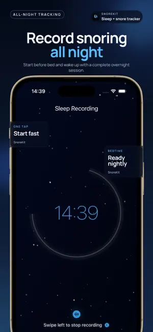 SnoreKit: Snore Recorder App screenshot 1