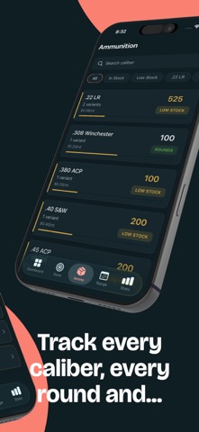 Ammofy - Gun & Ammo Tracker iPhone screenshot