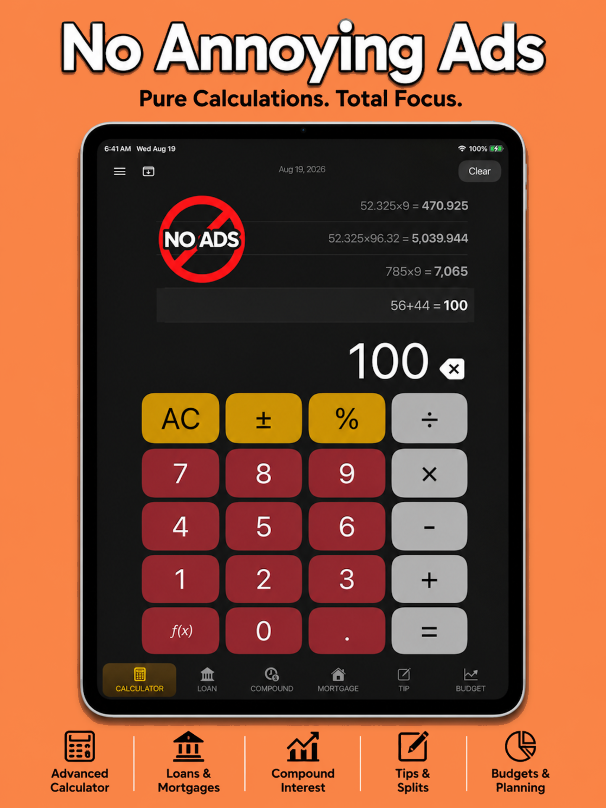 Calculator: No Ads / Ad-Free screenshot 13