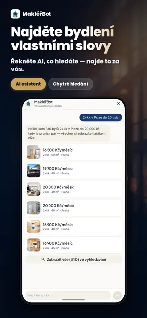 MaklerBot: Czech Real Estate screenshot 1