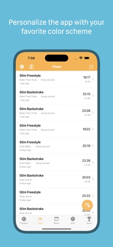 SwimTrackr Screenshot 9 of 10