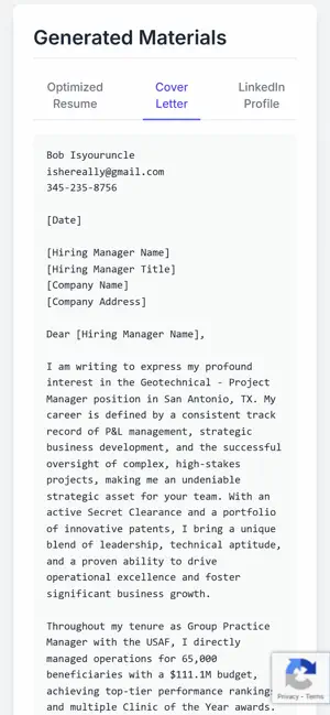 The Top Applicant: AI Resume screenshot 1