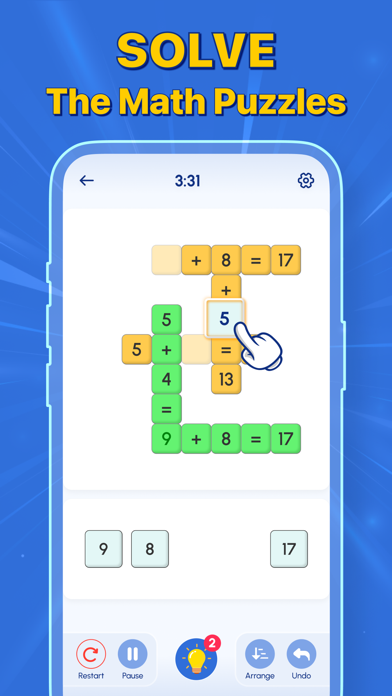 Cross Math: Brain Workout Screenshot