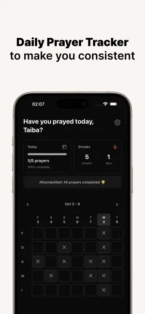 Taiba: Prayer Tracker screenshot 2