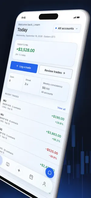 TradeDeck Journal screenshot 2