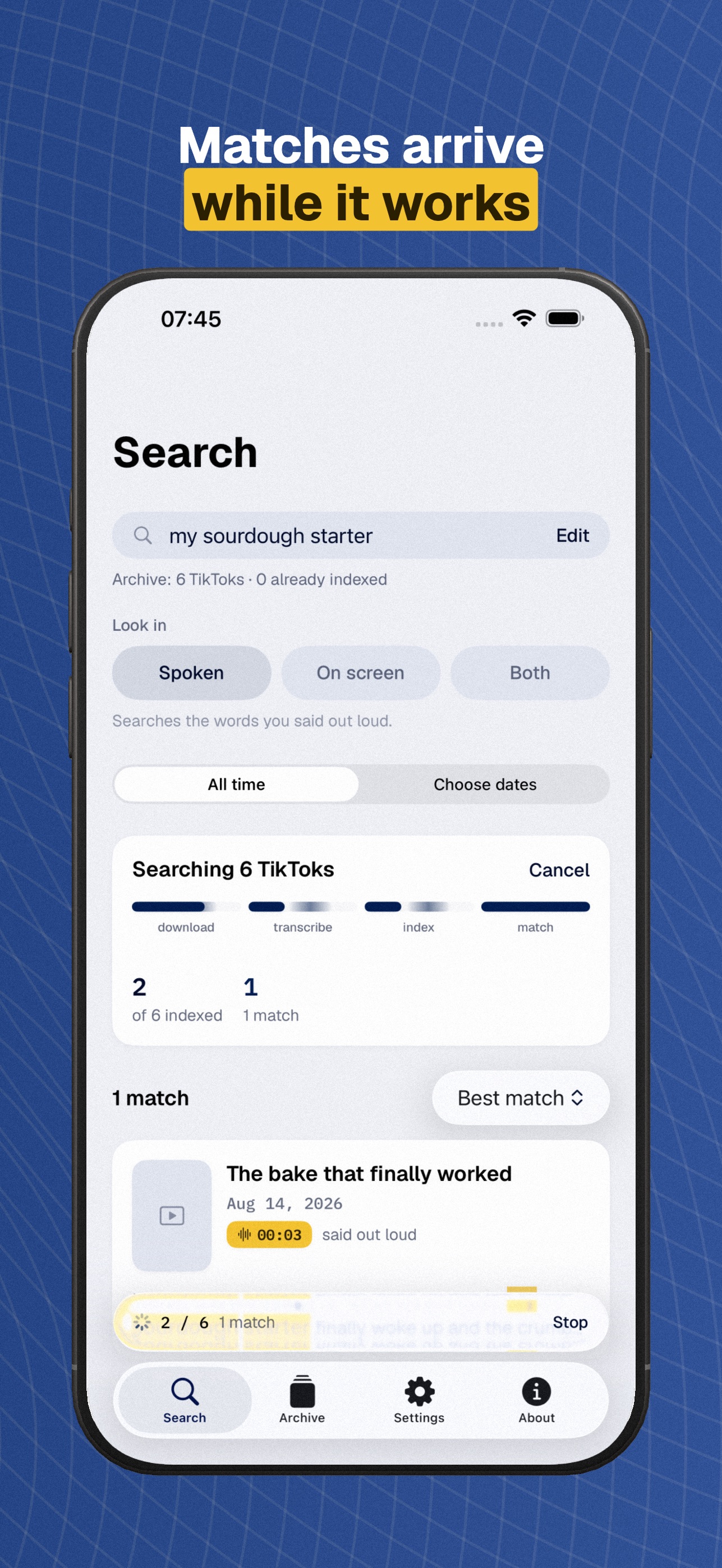 Screenshot 4 of FindMyTok: Search Your Videos