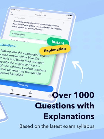 ASE A1-A9 Test Prep 2026 iPad screenshot