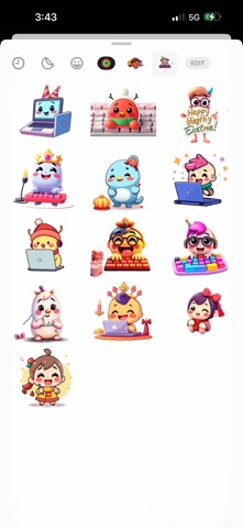 Blog Day Creator Stickers screenshot