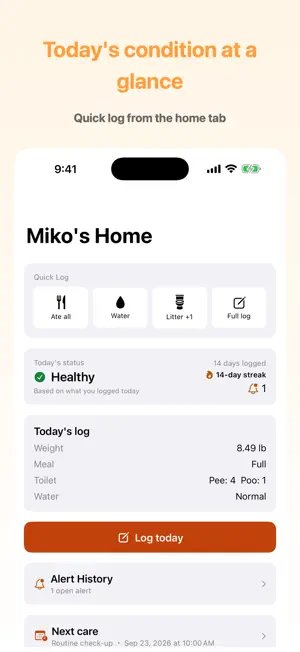 Miawell: Cat Health Log screenshot 3