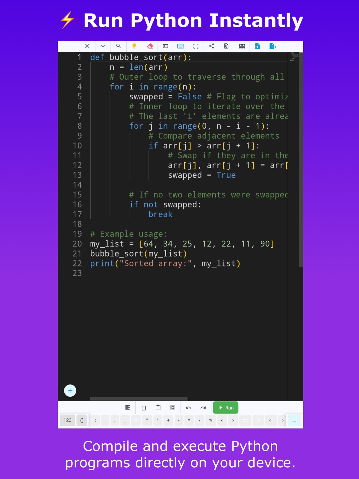 PyStudio - Learn & Run Python ipad screenshot 3