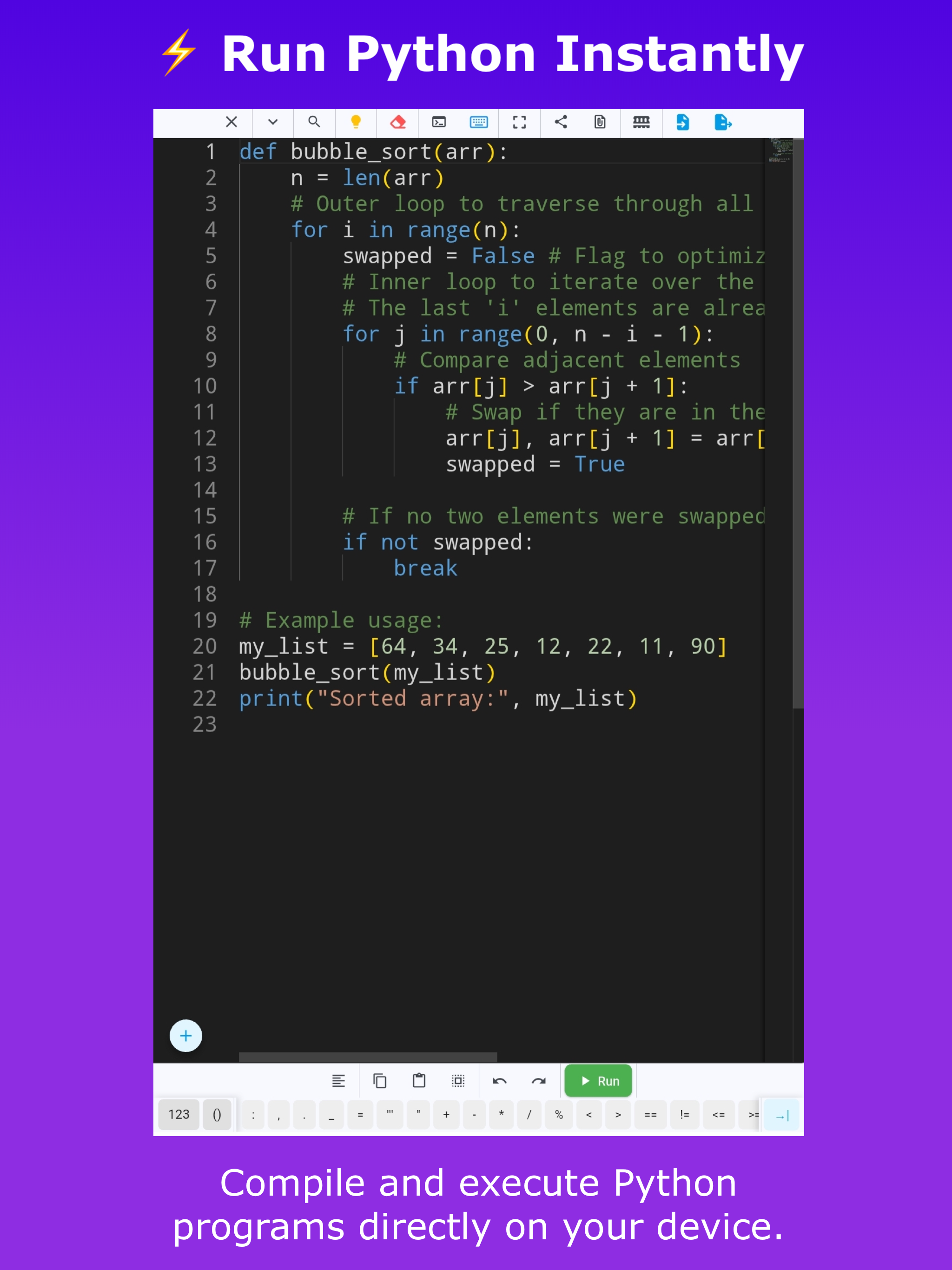 PyStudio - Learn & Run Python